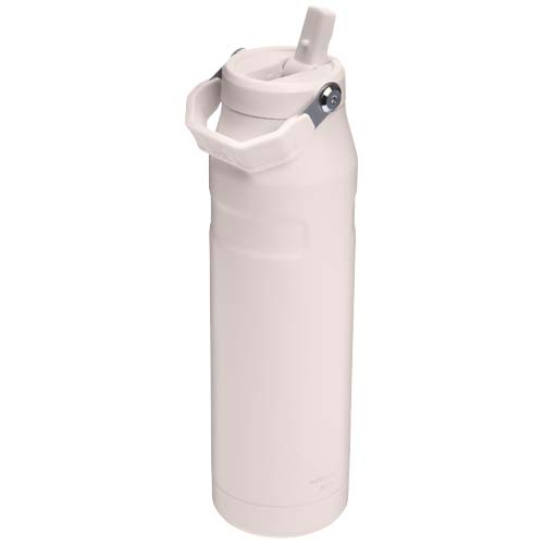 Bouteille personnalisée 1,06 L en acier recyclé IceFlow™ 2.0 Stanley Rose clair